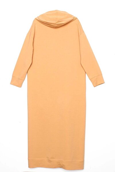 ALLDAY М'яка жовта сукня з капюшоном