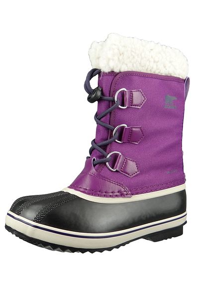 Sorel Kinder Winterstiefel gefüttert Yoot Pac Nylon Wild Iris Dark Plum Lila NY1962-594