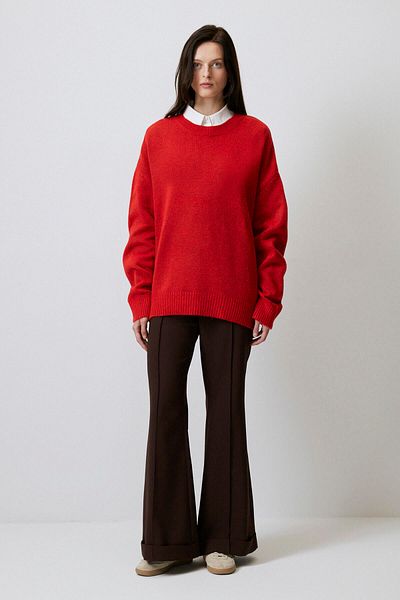 Touché Privé Solid Color Oversize Pullover