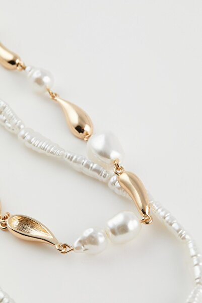 DeFacto Sada 2 zlatých dámských náramků - D6420Axns