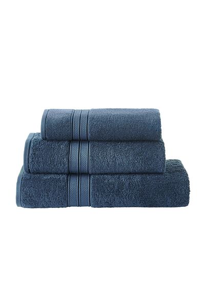 Donetella 3-Pcs Towel Set - Pcs 1 Bath Sheet, 1 Pcs Bath Towel, 1 Pcs Hand Towel 600 GSM 100% Combed Cotton