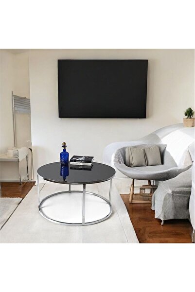 İMS ZİGON DÜNYASI Orta Sehpa Füme Aynalı Cam