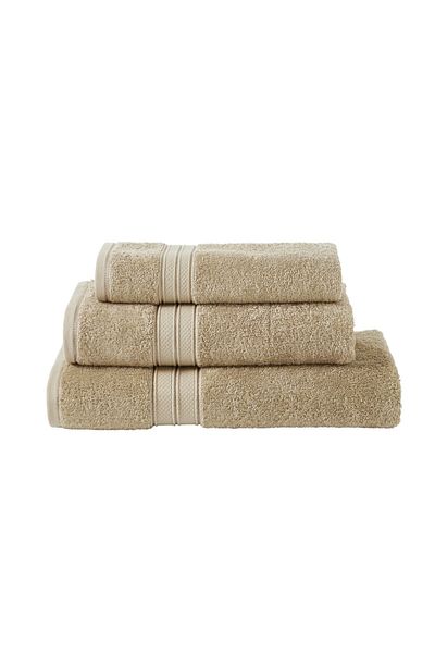 Donetella 3-Pcs Towel Set - Pcs 1 Bath Sheet, 1 Pcs Bath Towel, 1 Pcs Hand Towel 600 GSM 100% Combed Cotton