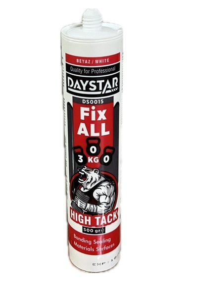 Renkli Duvarlar Power Güçlü Hızlı Süper Yüksek Tutunma Pvc Çıta Ve Panel Yapışıtıcı Slikonu