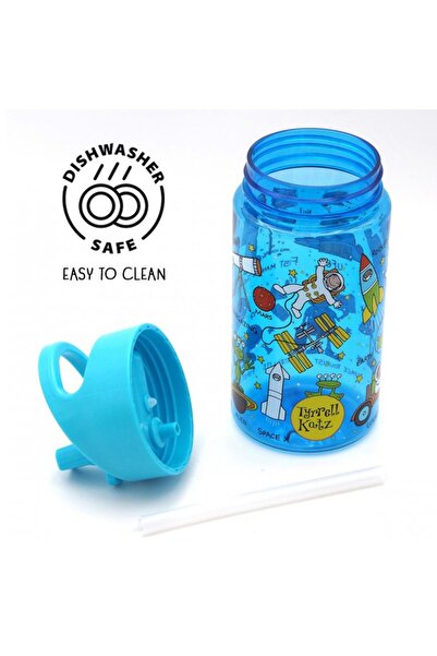 Tyrrell Katz 400ml Water Bottle with Straw - Space