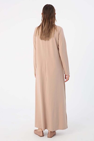 ALLDAY Μπεζ μακρυμάνικο εσώρουχο φόρεμα