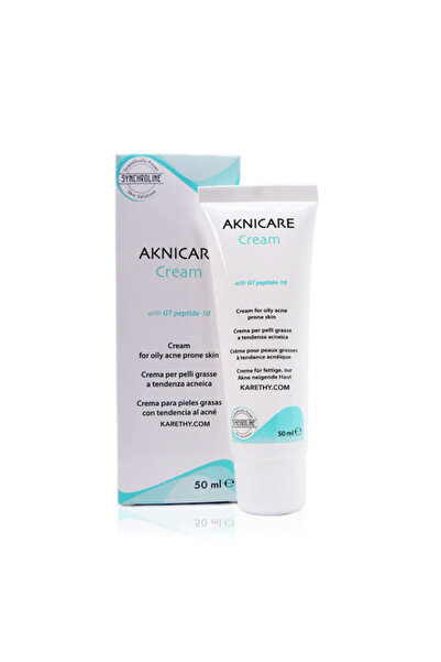 SYNCHROLINE كريم أكنيكير المرطب النشط للبشرة الدهنية وحب الشباب، 50 مل