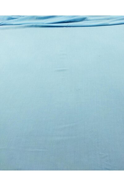 Kumaş Parça Бавовняна вуаль синього кольору (ширина 130 см x довжина 135 см)