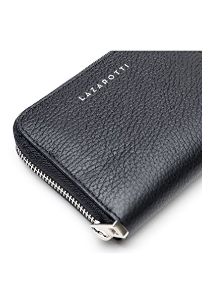 Lazarotti Milano Leather wallet leather 13.5 cm