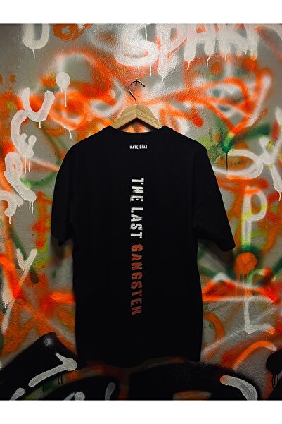 Spark Collection UFC Nate Diaz Gangster %100 Pamuklu Relax Kalıp Tshirt