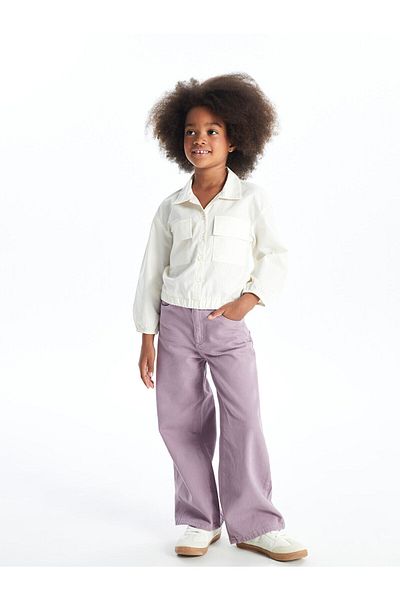 LC Waikiki Lcwk Long Sleeve Basic Girls Shirt