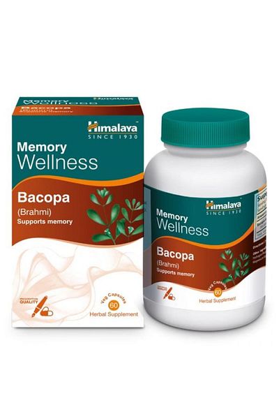 Himalaya Bacopa Herbal Supplement, 60 Capsules