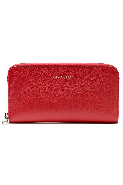 Lazarotti Milano Leather wallet leather 20 cm