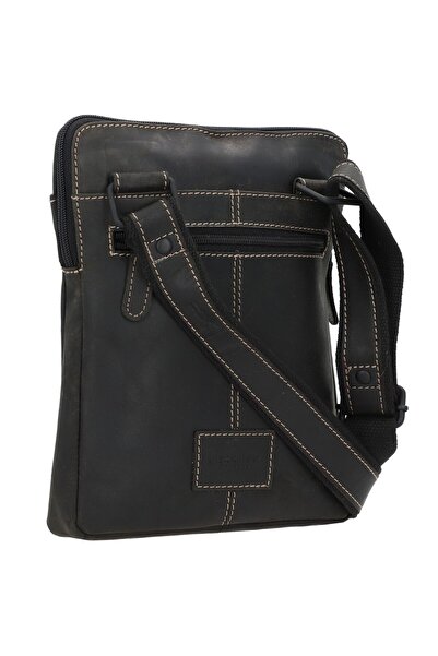 Jack Kinsky Baltimore 24 Umhängetasche Leder 19 cm