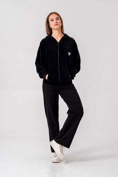 HAUSEkids Κοριτσίστικο κοστούμι Premium Velvet Cotto 8-15 ετών -Μαύρο