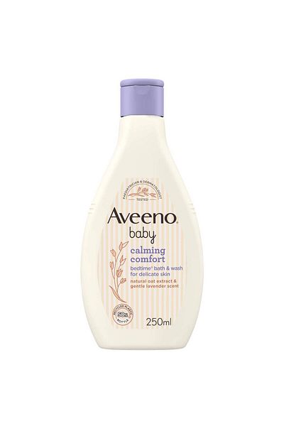 AVEENO 250ml Calming Comfort Bedtime Bath & Wash for Baby