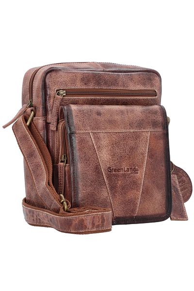 Greenland Nature Mascu & Line Geanta de umar Piele 25 cm