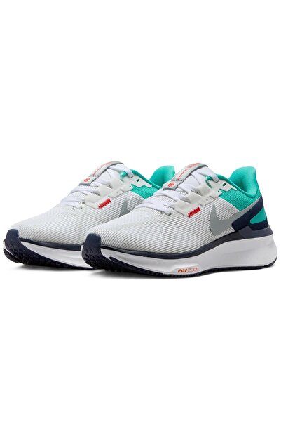 Nike Air Zoom Structure 24 White Green Running Shoes