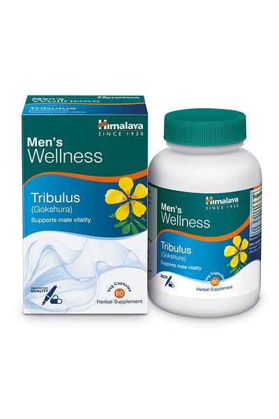 Himalaya Tribulus Gokshura Herbal Supplement, 60 Capsules