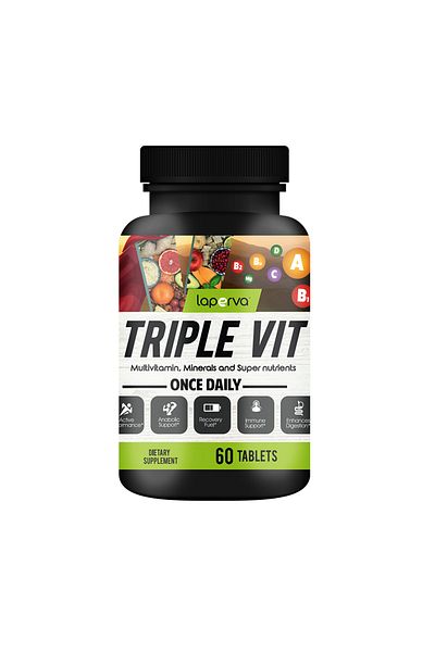 Laperva TRIPLE VIT MULTIVITAMIN ONCE DAILY TAB 60'S