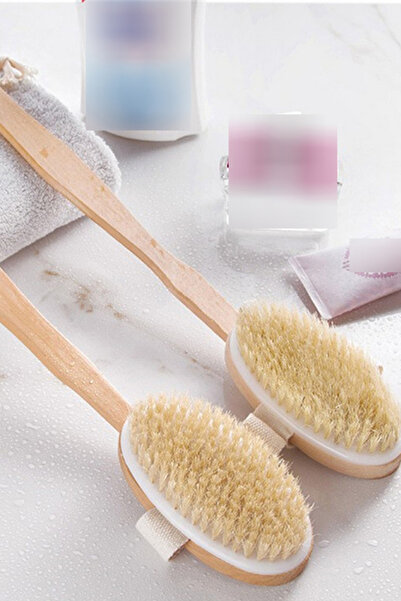 Riddex Banyo Peeling Duş Lifi Vücut Fırçası Sırt Kesesi Kuru Fırçalama At Kıl...