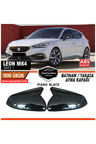 ŞüsCarOto Aksesuar Seat Leon MK4 2021 ve Sonrası Uyumlu Batman Yarasa Ayna Ka...