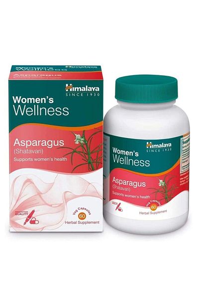 Himalaya Women's Wellness Asparagus Shatavari Herbal Supplement, 60 Capsules