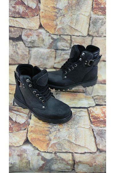 Riccardo Colli GENUINE LEATHER MEN'S NON-SLIP SOLE WINTER BOOTS