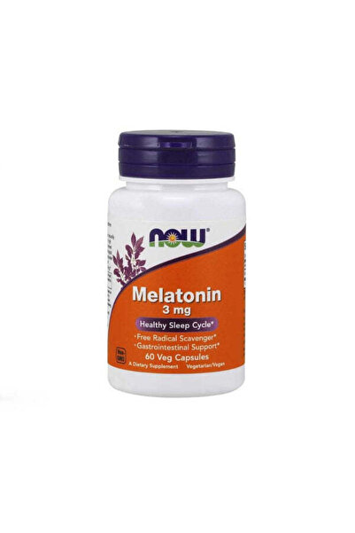 Now كبسولات الميلاتونين 3 مجم 60 كبسولة