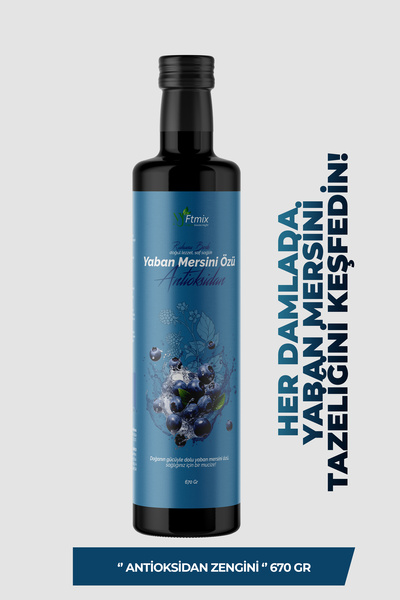 myftmix doğanın gücünü keşfet Yaban Mersini Özü Antioksidan Etkili 670gr