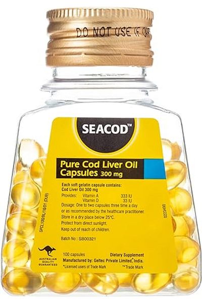 Maxima Nutri-Cod 300Mg Cod Liver Oil Caps 100S