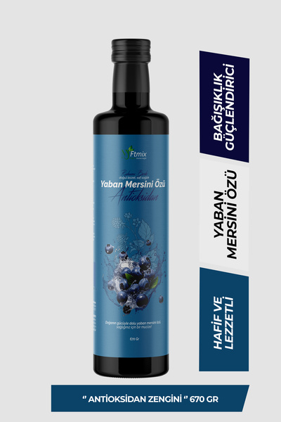 myftmix doğanın gücünü keşfet Yaban Mersini Özü Antioksidan Etkili 670gr