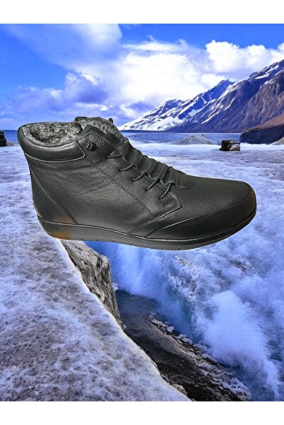 Ercan Μπότες Konay 742 από γνήσιο δέρμα μεγάλου μεγέθους με εσωτερική επένδυσ...