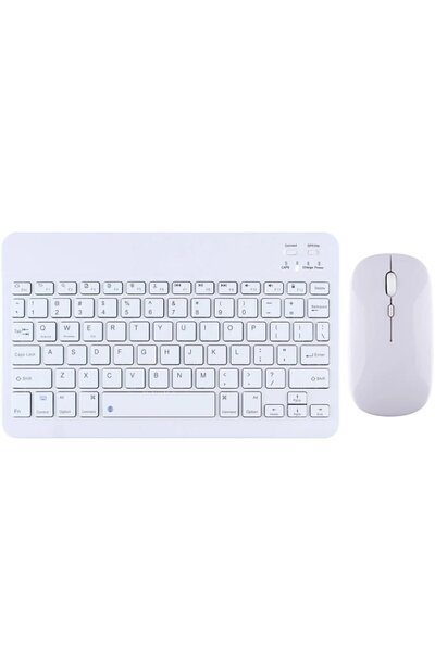 Fuchsia Sunny Renkli İnce Zarif Bluetooth Bağlantılı Çok Amaçlı Klavye Mouse Set
