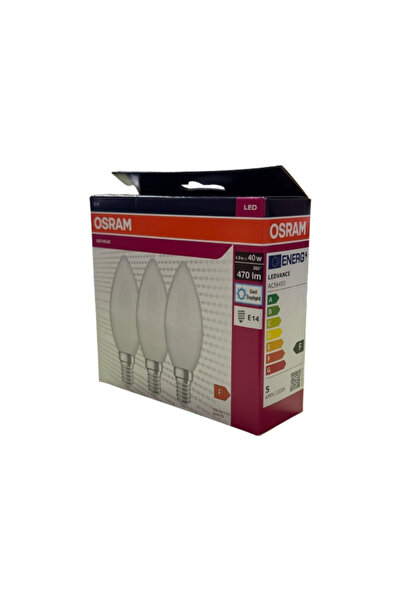 Osram Sectron 7,5W (60W) E14 Duy LED Ampul Beyaz Işık 3'lü Paket Kutulu