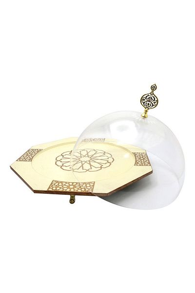 Dania Dessert Plate With Lid Multicolour 42x30x25cm