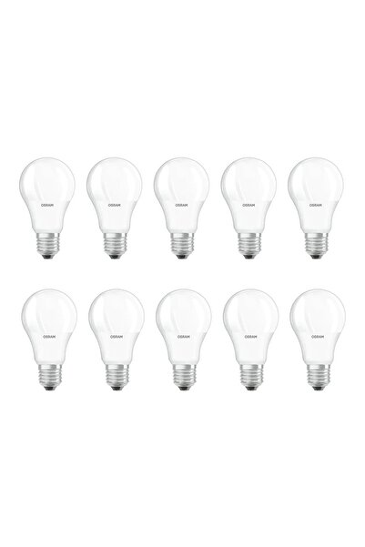 Osram 10 Adet Osram 8,5W Led Ampul E27 Duy 6500K - Beyaz Işık