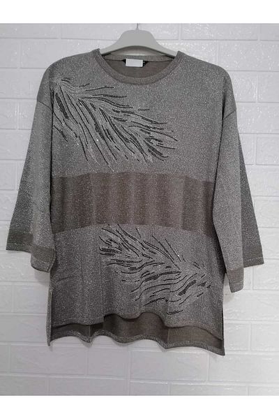 anne moda ankara Ανώτερης ποιότητας, αστραφτερό, βαμβακερό, πουλόβερ