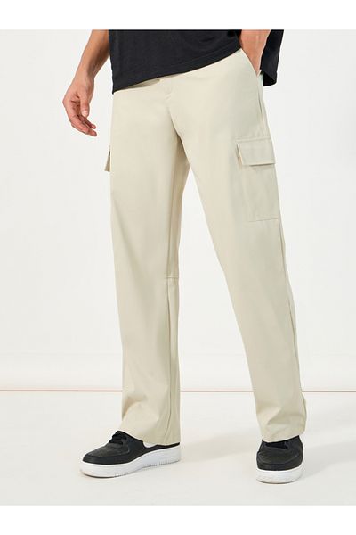 Styli Relaxed Fit Cargo Pocket Detail Pants