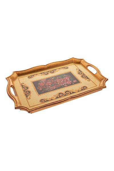 Dania Rectangle Tray Multicolour 53x36x22cm