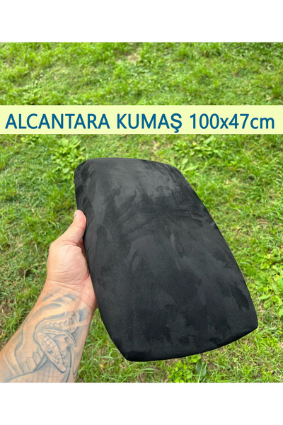 GCP German Car Parts Yapışkanlı Trim kaplama Kumaşı - Alcantara direk kaplama