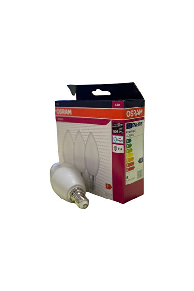 Osram Sectron 7,5W (60W) E14 Duy LED Ampul Beyaz Işık 3'lü Paket Kutulu