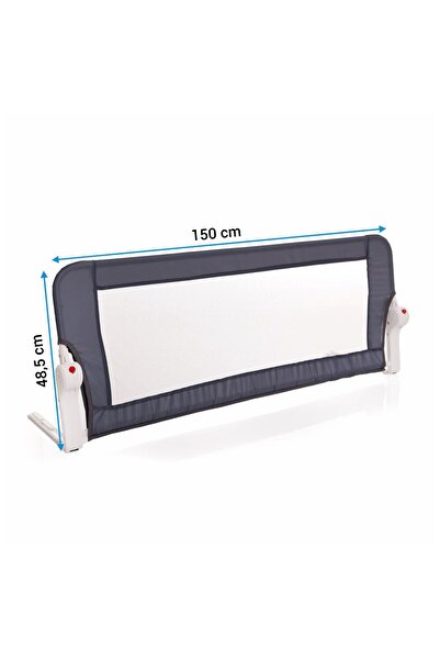 Wellgro Mattress Edge Protection and Mattress Barrier 150 Cm, Smoked, Foldable Design 2 Years Warranty