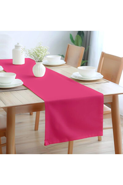 Bc Home عداء بمقبض ناعم وردي فوشيا مقاس 40 × 140 سم - مظهر مخملي، بوهيمي، إسك...