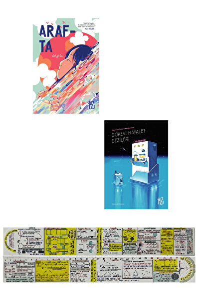 Genç Timaş Arafta + Gökevi Hayalet Gezileri 2'li Çizgi Roman Seti + Mat. Öğre...