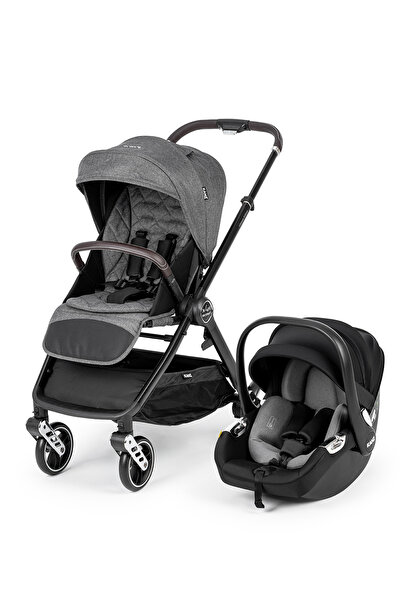Kanz X-go Ultimate Travel Sistem Bebek Arabası Silver Gri
