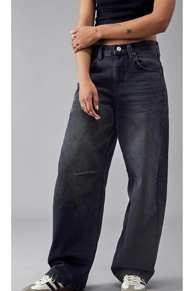 eyonnwear Y2K Belt Detail Jean Trousers