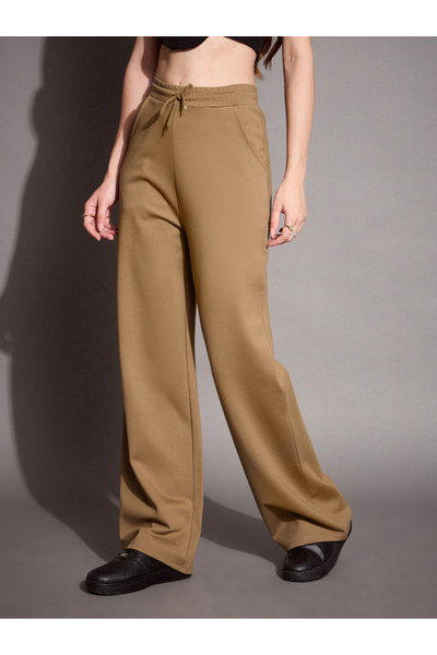 Sassafras By Styli High Rise Relaxed Fit Pants