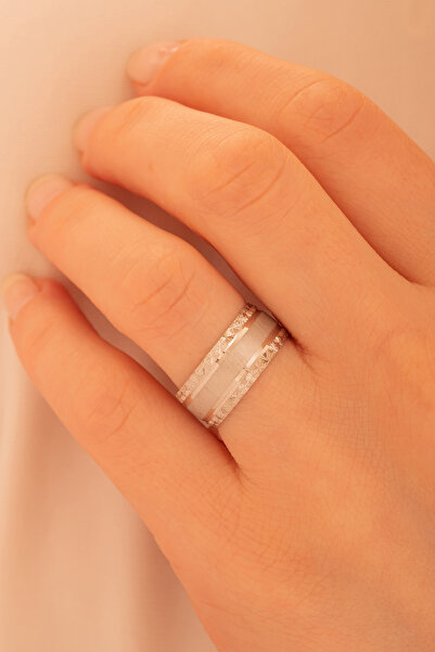 OSMANLI GÜMÜŞ Ares Model Erkek Gümüş Tek Alyans Yüzük Nişan Söz Yüzüğü