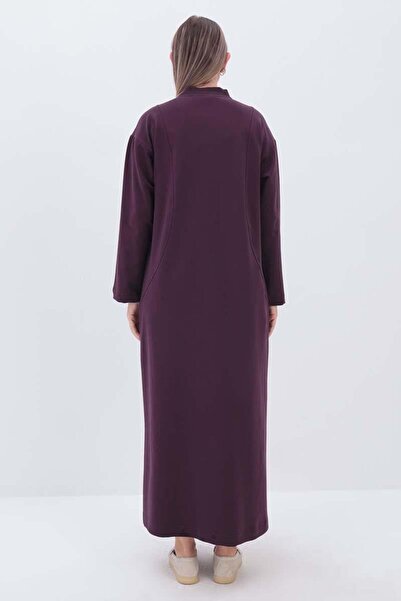 ALLDAY Plum-Pocketed Judge Collar Ferace